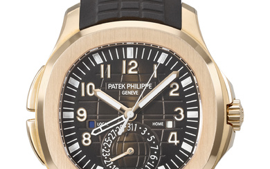 PATEK PHILIPPE. A RARE AND COVETED 18K PINK GOLD AUTOMATIC...