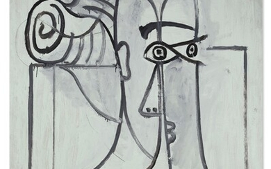 Pablo Picasso Femme dans un fauteuil. Buste