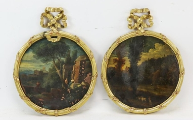 Pair of 19thC Oil on Copper Paintings