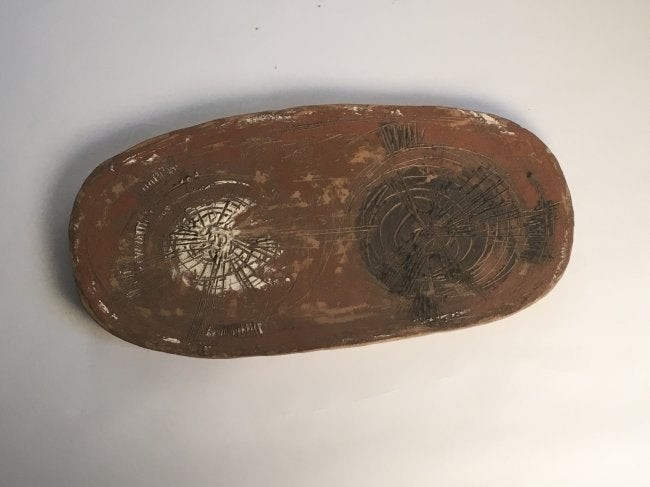 Pompeo Pianezzola Midcentury Ceramic Plate Nove-Vicenz