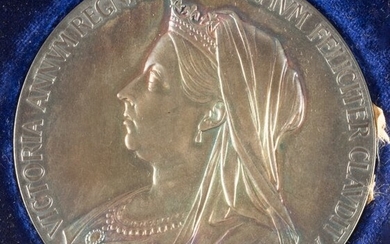 Queen Victoria Diamond Jubilee Silver Medallion