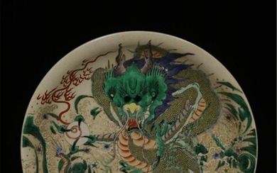 REPUBLICAN CHINESE FAMILLE ROSE PORCELAIN CHARGER