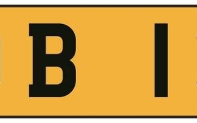 'ROB 133' UK Vehicle Registration Number
