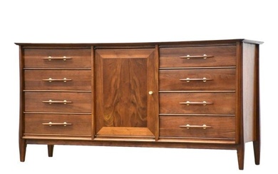 Refinished Walnut Dresser by Davis Furniture