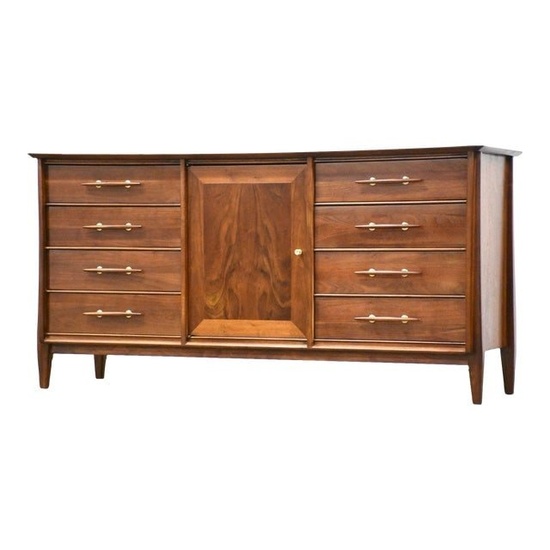 Refinished Walnut Dresser by Davis Furniture