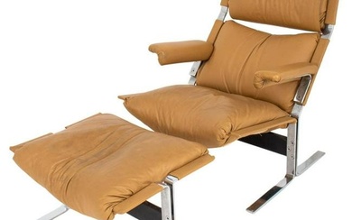 Richard Hersberger for Pace Lounge Chair & Ottoman