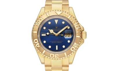 Rolex Reference 16628B Yacht-Master | A yellow gold automatic wristwatch with date and bracelet, Circa 1999