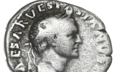Roman imperial, Vespasian, Denarius, 69–70 AD. Rome, IVDAEA, RIC 15. BMC 359....
