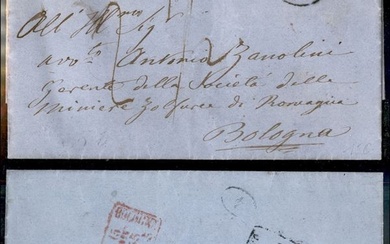 Rovigo 14/12 (1865) + A1. - lettera per Bologna...