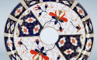 Royal Crown Derby Porcelain Serving Plate, Imari