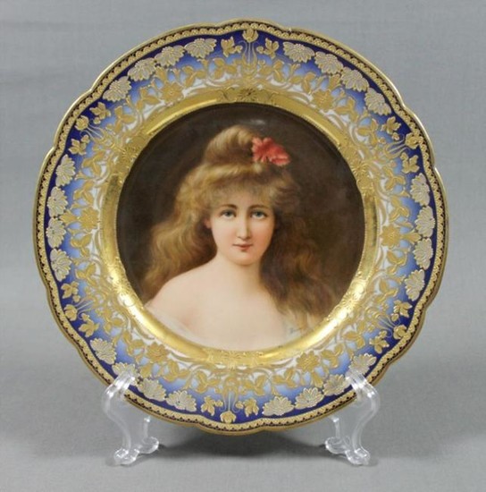 Royal Vienna Porcelain Cabinet Pate Signed