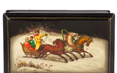 Russian Lacquer Box by Sirotkin