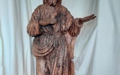 Saint, Sculpture, 130 cm. - Wood - Late 18th century