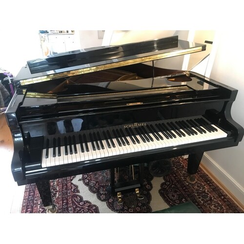 Schimmel (c1985) A 5ft grand piano in a bright ebonised case...