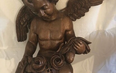 Sculpture, Angel - 65 cm (1) - Oak - ca. 1800