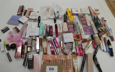 Selection of cosmetics including W7, Sheglam, Max Factor, Maybelline, bareMinerals...
