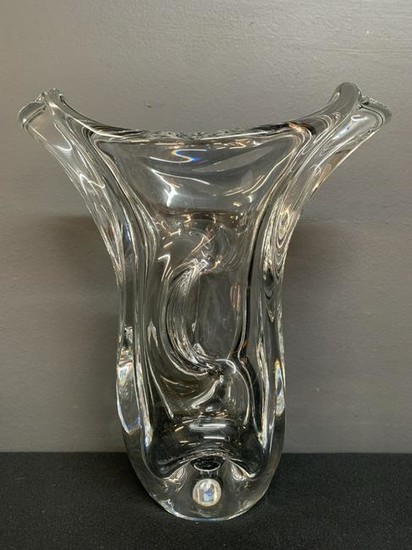 Sevres Crystal Art Glass Vase