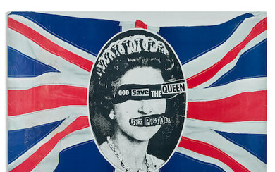 Sex Pistols: Promotional Poster for "God Save the Queen," 1976