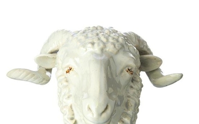 Sheeps head by Rafael Bordalo Pinheiro