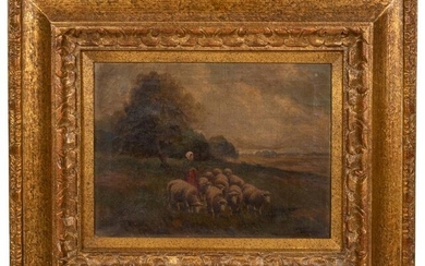 Signed 19th Century Pastoral Landscape