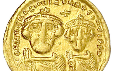 Solidus 626/629, Constantinopel, 8. Offizin 4,29 g. sehr schön/vorzüglich