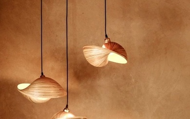 Sooka Interior - Hanging lamp - Bamboo, Bronze