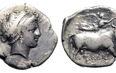 Southern Campania, Neapolis, c. 320-300 BC. AR Didrachm (21mm, 7.25g,...