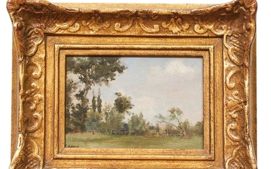 Stanislas-Victor-Edouard Lepine (1835 - 1892) A countryside ...