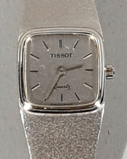 TISSOT Montre bracelet de dame en or blanc... - Lot 29 - Actéon - Compiègne Enchères