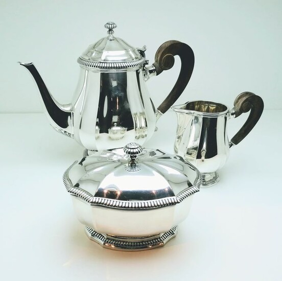 Tea service - .950 silver - Jean E. Puiforcat (1897-1945) - France - First half 20th century