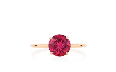 'The Argyle Phoenix,' Very rare and mesmerising Fancy Red diamond ring