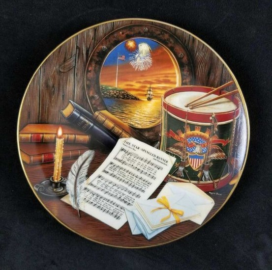 The Star Spangled Banner Limited Edition Plate by