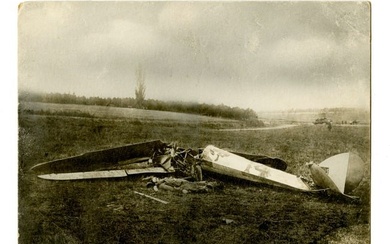Theodore Roosevelt's Son Quentin Photo of Crash Scene