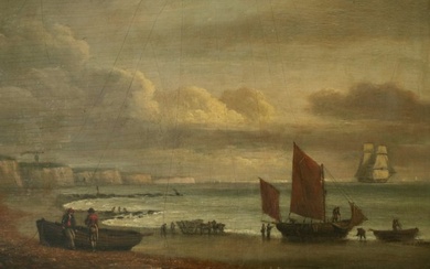 Thomas Luny (1759-1837) - Seashore of Brighton
