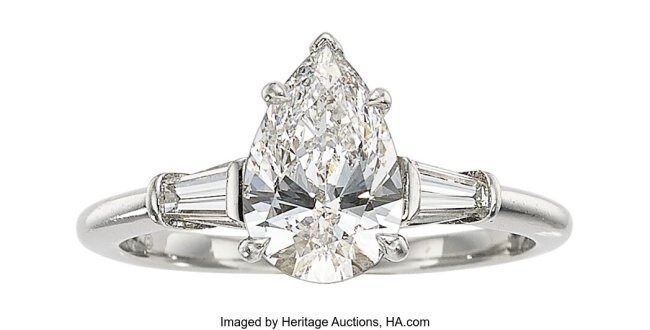 Tiffany & Co. Diamond, Platinum Ring Stones