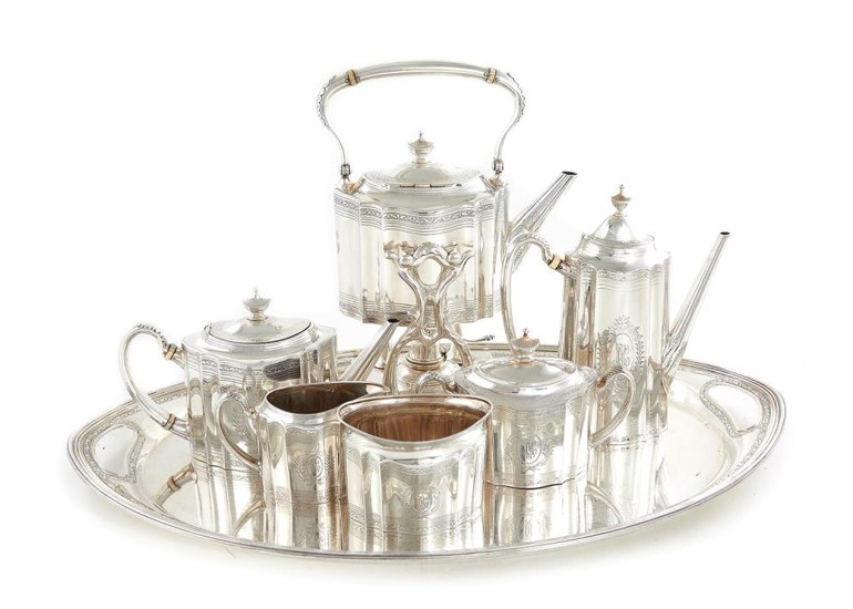 Tiffany & Co silver tea and coffee service (7pcs)