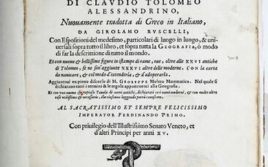 Tolomeo Claudio, La geografia... In Venezia, appresso
