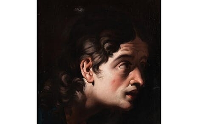 Toskanischer Maler des 17. Jahrhunderts, CHARAKTERKOPF NACH RECHTS