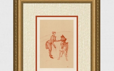 Toulouse Lautrec Color Lithograph Circus Ltd ed
