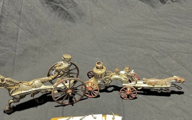 Two Antique Horse-Drawn Items