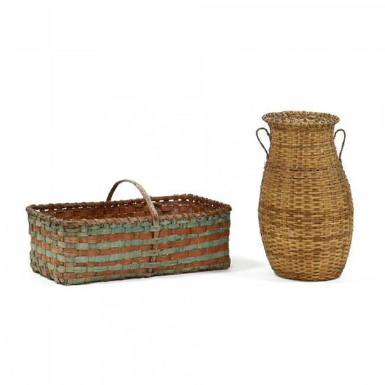 Two Large Antique Baskets