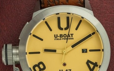 U-Boat - Automatic Classico U-47 AS 2 Watch Stainless Steel - 8106 - Men - Brand New