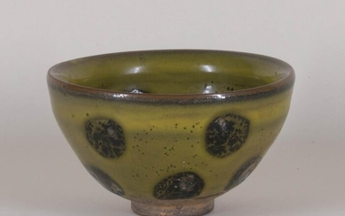Unusual Jian Green Glazed Tea Bowl