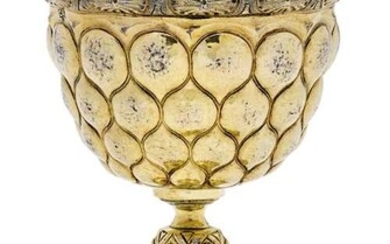 A SILVER-GILT “BUCKELPOKAL” CUP