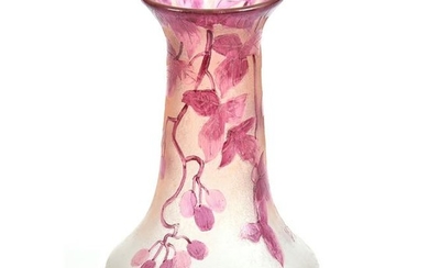 Vase Marked Legras French Cameo Glass