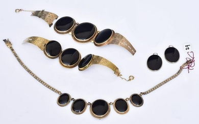 Victorian 10k Gold Onyx Jewelry
