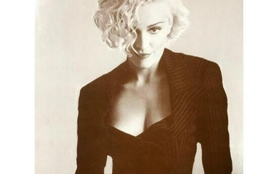 Vintage Madonna Pin Stripe Suit Photo Print