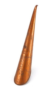 Vintage S Maw Son & Thompson ear trumpet, 37.5cm in length
