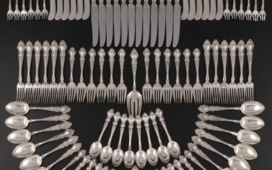 Watson "Meadow Rose" Sterling Silver Flatware, Early to Mid-20th Century