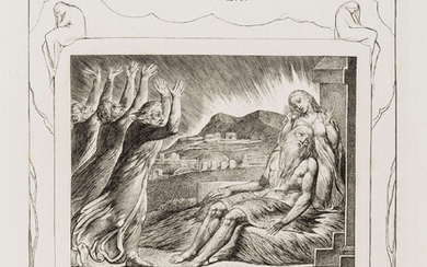 William Blake (1757-1827) Job's Comforters, pl. 7 from 'Illustrations of the Book of Job'